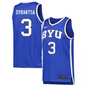 BYU Cougars A.J. Dybantsa #3 Royal Basketball Jersey | Men's Gameday Authentic College Apparel 822K71h0