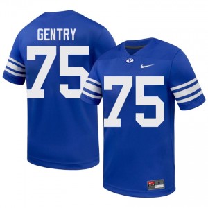 Andrew Gentry BYU Cougars #75 Royal Exclusive Jersey | Men's Player Football Limited Edition Uniform KB0V8453