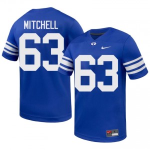 #63 Bruce Mitchell BYU Cougars Men's Football Jersey | Premium Replica NCAA Gear d216jE50