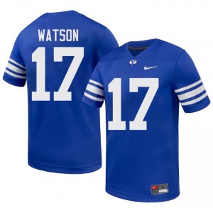 #17 Enoch Watson BYU Cougars Men's Football Jersey | Premium Replica NCAA Gear 348mx296