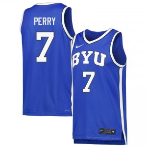 #7 KJ Perry BYU Men's Basketball Jersey | Premium Replica NCAA Gear 45eDf1SX