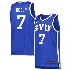 Khadim Mboup BYU Cougars #7 Royal Exclusive Jersey | Men's High School Basketball Limited Edition Uniform 56PI2137