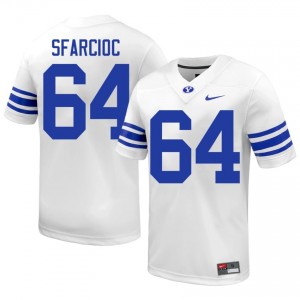 #64 Kyle Sfarcioc BYU Men's Football Jersey | Premium Replica NCAA Gear JNEy4051