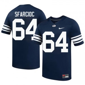 Kyle Sfarcioc BYU Cougars #64 Navy Exclusive Jersey | Men's Player Football Limited Edition Uniform 2t53sN37