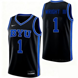 #1 Robert Wright III BYU Men's Basketball Jersey | Premium Replica NCAA Gear 28Rv4M8s
