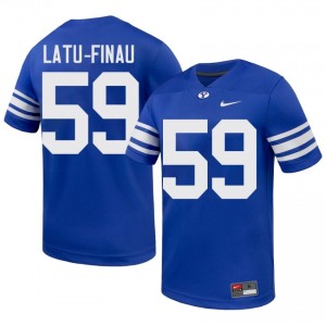 Siosiua Latu-Finau BYU Cougars #59 Royal Exclusive Jersey | Men's Player Football Limited Edition Uniform DQ730J18
