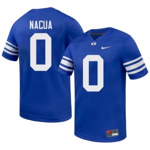 #0 Tei Nacua BYU Cougars Men's Football Jersey | Premium Replica NCAA Gear u1CId167