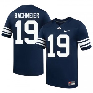 #19 Tiger Bachmeier BYU Cougars Men's Football Jersey | Premium Replica NCAA Gear L6tg3D48