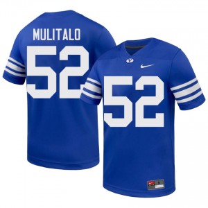 #52 Bott Mulitalo BYU Cougars Men's Football Jersey | Premium Replica NCAA Gear D1p4LC73