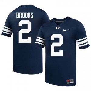 #2 Chris Brooks BYU Cougars Men's Football Jersey | Premium Replica NCAA Gear 60Os1b10