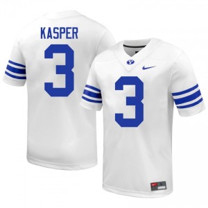 #3 Kyler Kasper BYU Men's Football Jersey | Premium Replica NCAA Gear 4iQ88641
