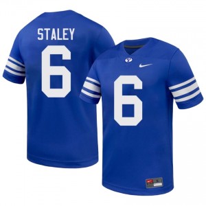 #6 Luke Staley BYU Cougars Men's Football Jersey | Premium Replica NCAA Gear 30Iy5316