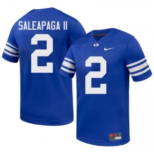 #2 Roger Saleapaga II BYU Cougars Men's Football Jersey | Premium Replica NCAA Gear 0t06nP54
