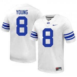 #8 Steve Young BYU Men's Football Jersey | Premium Replica NCAA Gear mw8hds83