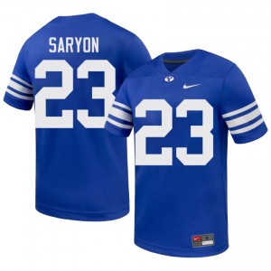 Terrance Saryon BYU Cougars #23 Royal Exclusive Jersey | Men's Player Football Limited Edition Uniform V0rv1b90