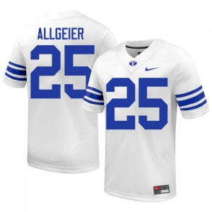 #25 Tyler Allgeier BYU Men's Football Jersey | Premium Replica NCAA Gear b37mR432