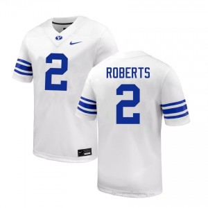 Chase Roberts BYU Cougars #2 White Exclusive Jersey | Men's High School Football Limited Edition Uniform 71G0t0SU