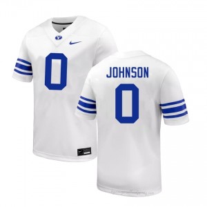 #0 Evan Johnson BYU Cougars Men's Football Jersey | Premium Replica NCAA Gear 14O3KmI8