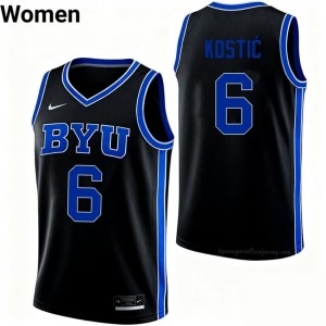#6 Aleksej Kostic BYU Women's Basketball Jersey | Premium Replica NCAA Gear 24cUY5I8