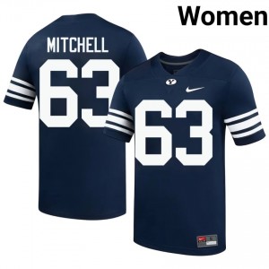 #63 Bruce Mitchell BYU Cougars Women's Football Jersey | Premium Replica NCAA Gear a24LUE15