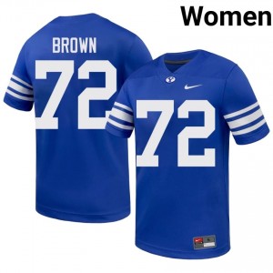 #72 Joe Brown BYU Cougars Women's Football Jersey | Premium Replica NCAA Gear p54gAx42