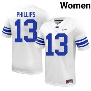 #13 Jojo Phillips BYU Women's Football Jersey | Premium Replica NCAA Gear 0H302327