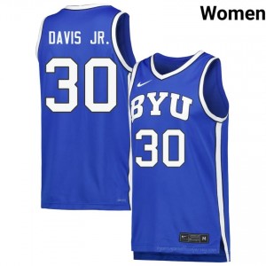 #30 Kennard Davis Jr. BYU Cougars Women's Basketball Jersey | Premium Replica NCAA Gear 59lF08lP