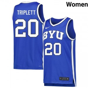 #20 Max Triplett BYU Women's Basketball Jersey | Premium Replica NCAA Gear 8280N1d2
