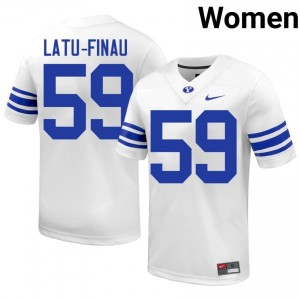 #59 Siosiua Latu-Finau BYU Women's Football Jersey | Premium Replica NCAA Gear 4R216663