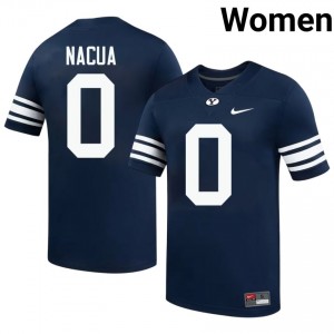 #0 Tei Nacua BYU Cougars Women's Football Jersey | Premium Replica NCAA Gear 1m0QQV72
