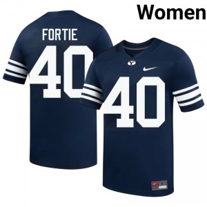 #40 Eldon Fortie BYU Cougars Women's Football Jersey | Premium Replica NCAA Gear r84qPE45