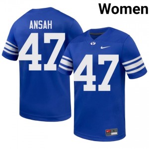 Ezekiel Ansah BYU Cougars #47 Royal Exclusive Jersey | Women's Player Football Limited Edition Uniform q1854p19