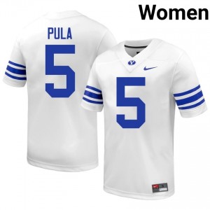 #5 Jaron Pula BYU Women's Football Jersey | Premium Replica NCAA Gear X21EQm12