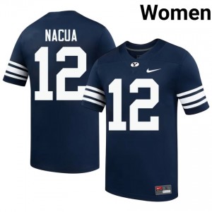 #12 Puka Nacua BYU Cougars Women's Football Jersey | Premium Replica NCAA Gear 6NgnyK39