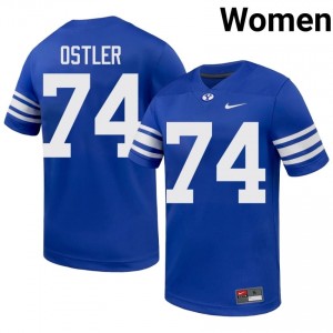 Trevin Ostler BYU Cougars #74 Royal Exclusive Jersey | Women's Player Football Limited Edition Uniform ScgI3638