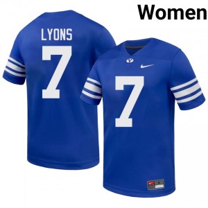 #7 Walker Lyons BYU Cougars Women's Football Jersey | Premium Replica NCAA Gear 8DrK6K23
