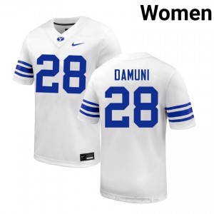 #28 Jovesa Damuni BYU Cougars Women's Football Jersey | Premium Replica NCAA Gear 37gatmQ2