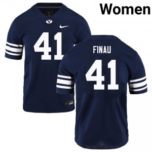 #41 Lucky Finau BYU Women's Football Jersey | Premium Replica NCAA Gear 6214478G