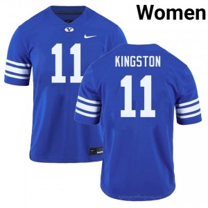 Parker Kingston BYU #11 Royal Exclusive Jersey | Women's High School Football Limited Edition Uniform 48Us8VcT