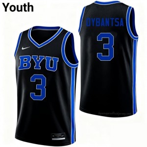 BYU A.J. Dybantsa #3 Black Basketball Jersey | Youth Gameday Authentic College Apparel 63jW0uf0