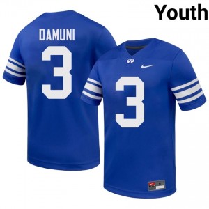 #3 Raider Damuni BYU Cougars Youth Football Jersey | Premium Replica NCAA Gear 7HS82070