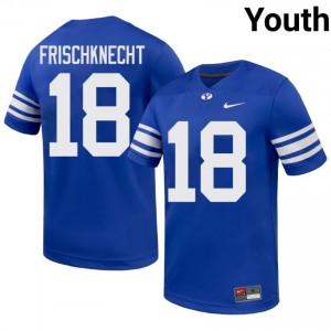 #18 Reggie Frischknecht BYU Cougars Youth Football Jersey | Premium Replica NCAA Gear 28q31045