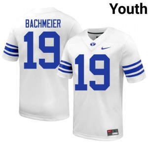 #19 Tiger Bachmeier BYU Youth Football Jersey | Premium Replica NCAA Gear R281Y777