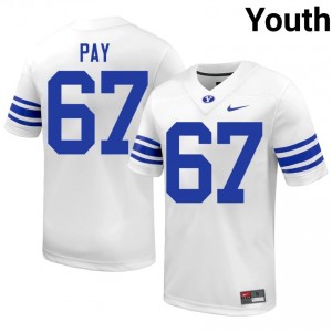 #67 Trevor Pay BYU Youth Football Jersey | Premium Replica NCAA Gear fLbC1071