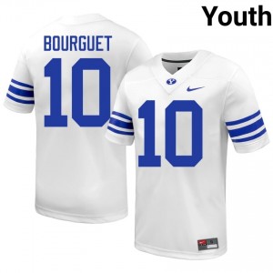#10 Treyson Bourguet BYU Youth Football Jersey | Premium Replica NCAA Gear j7fTL686
