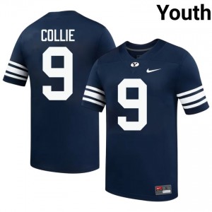 #9 Austin Collie BYU Cougars Youth Football Jersey | Premium Replica NCAA Gear WU2aRx13