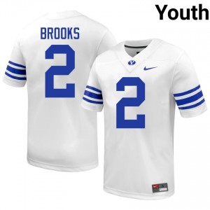 #2 Chris Brooks BYU Youth Football Jersey | Premium Replica NCAA Gear 68V7M599