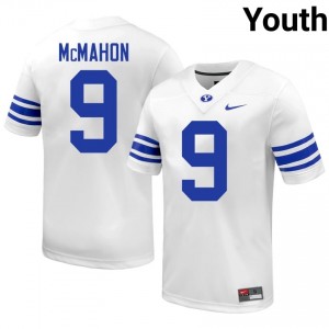 #9 Jim McMahon BYU Youth Football Jersey | Premium Replica NCAA Gear 1C453572