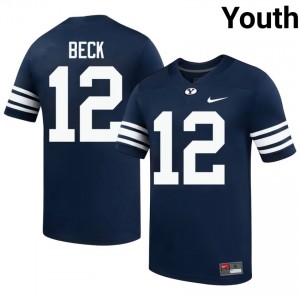 #12 John Beck BYU Cougars Youth Football Jersey | Premium Replica NCAA Gear k0E37p63