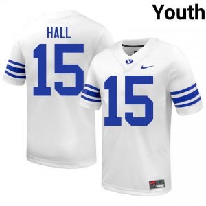 #15 Max Hall BYU Youth Football Jersey | Premium Replica NCAA Gear 63vou822